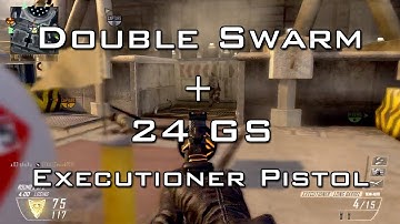 Double Swarm + 24 Gunstreak with Executioner Pistol, COD Black Ops 2 Executioner Gameplay