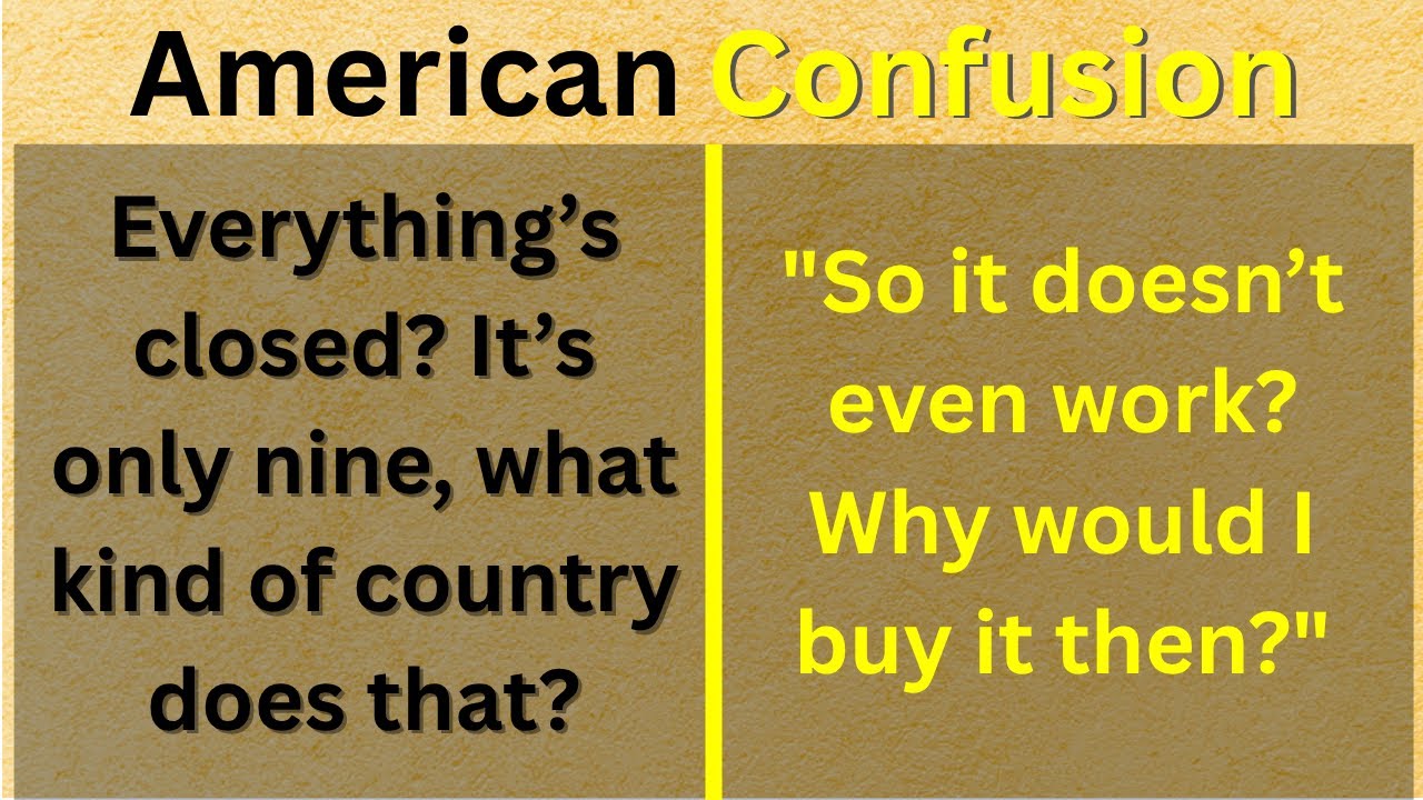 Why Americans Can't Handle European Traditions