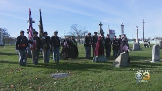 69th PA Irish Volunteers Honor Veterans, Place New Headstones At Graves In North Philadelphia
