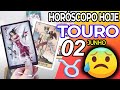 O TAROT AVISA DE ALGO MUITO FORTEEEE❗️😱⚠️ Touro ♉ 2 Junho 2024 Horoscopo do dia de hoje ♉Tarot Touro