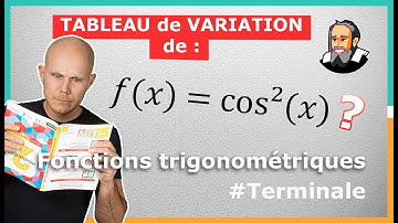 VARIATIONS des Fonctions TRIGO - Exercice Corrigé - Terminale