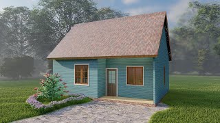 40 sqm Cozy Comfort: Exploring a Charming Small House Design (6 x 8 M)