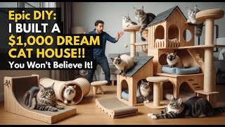 "Epic DIY: I BUILT A $10,000 DREAM CAT HOUSE!! You Won't Believe It!"