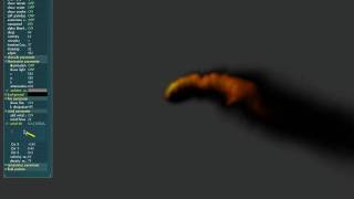 Fire, Smoke and Vapor Trail