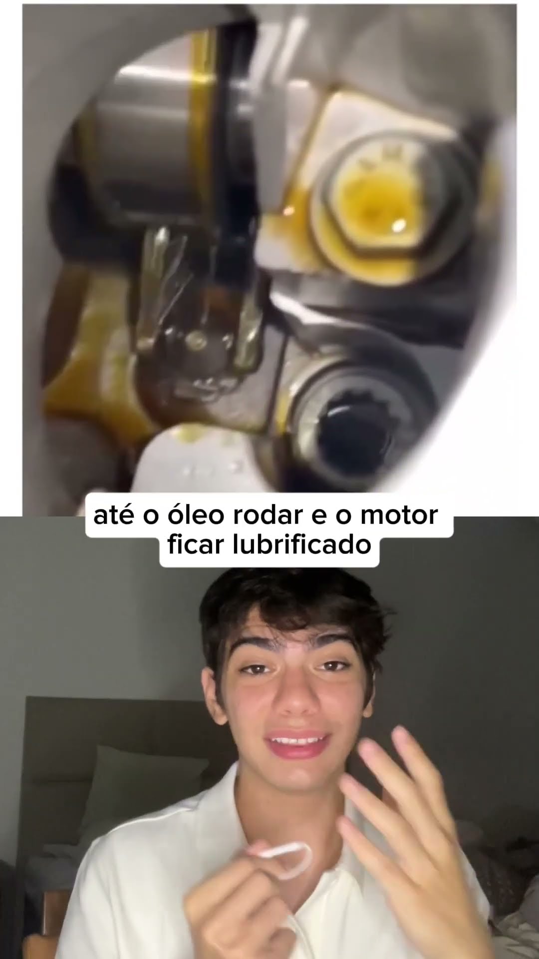 Espere 15s antes de acelerar o carro! ?⚠️ O óleo precisa circular antes de arrancar.