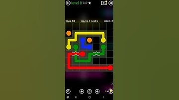 How To Solve Flow Free Bridges Classic Pack 2 Level 8 7x7 Board Walk Through Solution Walkthrough