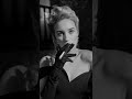 Girl Blowing Cigarette Smoke Short Black And White