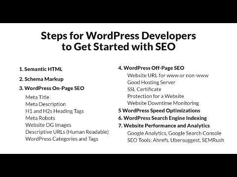 7 Madaling Hakbang para sa Mga Developer ng WordPress upang Magsimula sa SEO