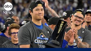 Dodgers sweep Brewers, head to World Series