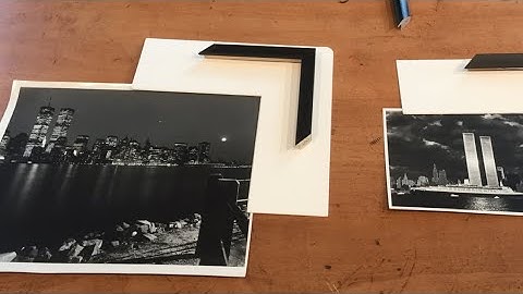 George Forss Photographs of the Twin Towers Framing Project