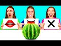 一口、リック、または何の挑戦 | 壮大なフードバトル Fun Fun Challenge