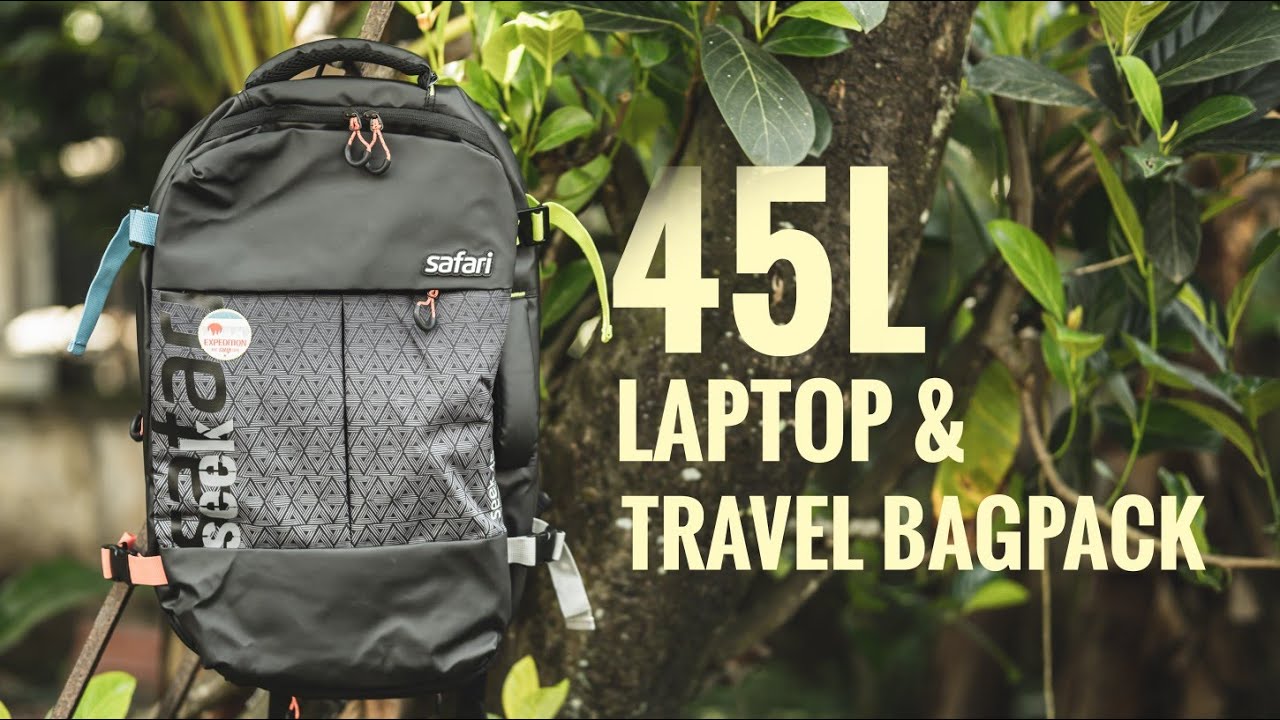 Travel And Laptop Bag Safari Seek 45L YouTube Travel And Laptop Bag Safari Seek 45L YouTube