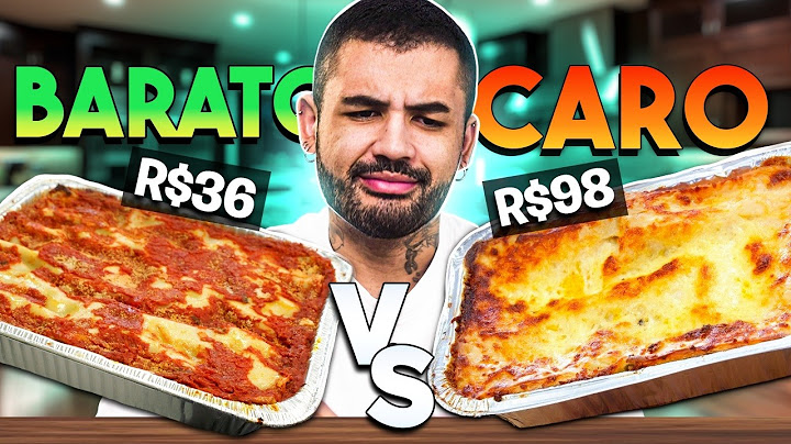 TENTEI OUTRA VEZ! LASANHA CARA DE R$98 VS LASANHA BARATA DE R$36