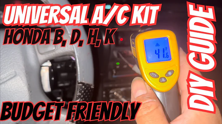 Acura Integra Honda B series Universal A/C Tuck Kit Install Step by step (Jackspania Racing)