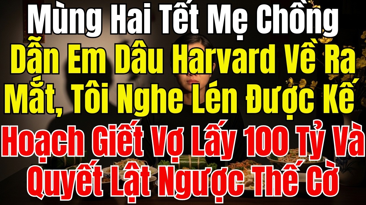 Mùng Hai Tết Mẹ Chồng Dẫn Em Dâu Harvard Về Ra Mắt, Tôi Nghe Lén Được Kế Hoạch Giết Vợ Lấy 100 Tỷ...
