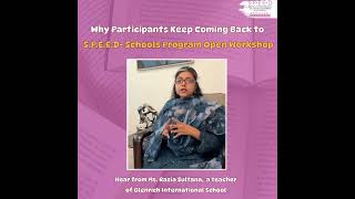 IB Curriculum Framework Workshop Testimonial