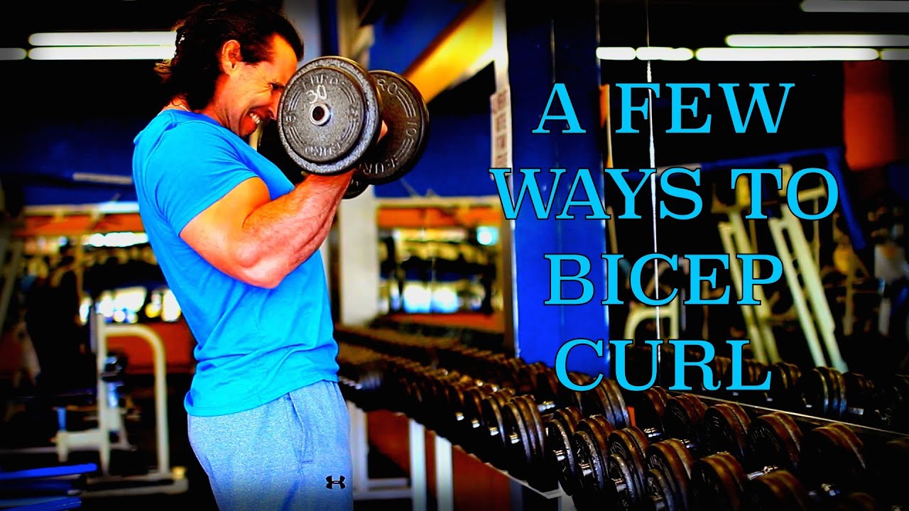 resistance training without weights How to do a Bicep Curl. There is More Than One Way.