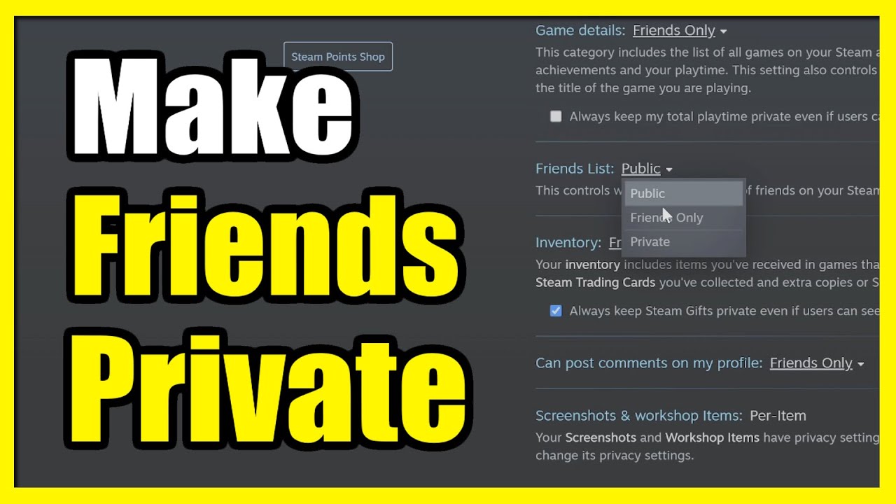 how-to-make-your-friends-list-private-on-steam-profile-easy-tutorial