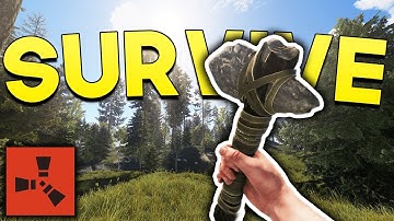 FRESH START SURVIVAL! - Rust SOLO Survival #1