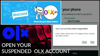 How To Reopen Suspended Olx Account | #Reactivate Your Olx