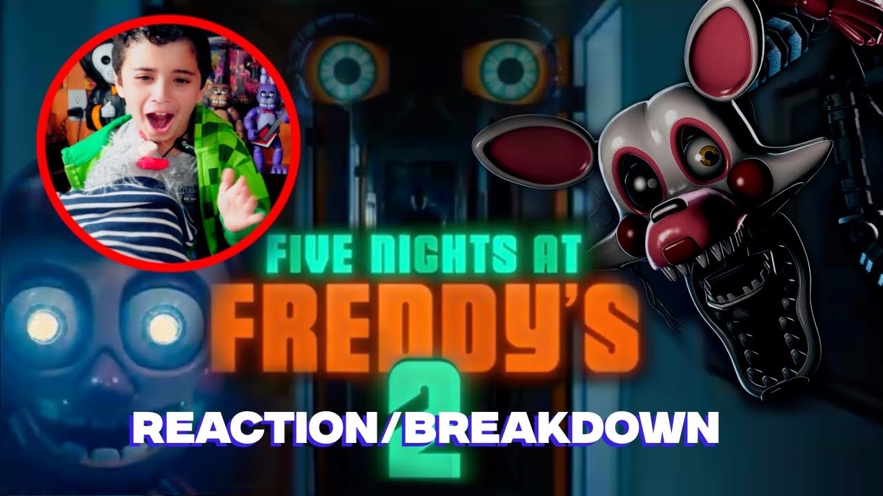 Five Nights At Freddy's 2 Movie Teaser Trailer Reaction and Breakdown ...