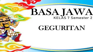 Materi 16: GEGURITAN Kelas 7 Bahasa Jawa