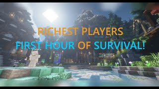 MunchyMC Survival S4: Richest Players First Hour