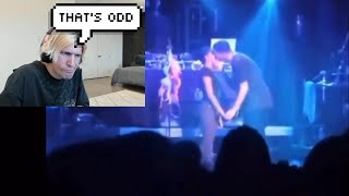 xQc Shocked by Drake Kissing a 17 Year Old on Stage Multiple Times