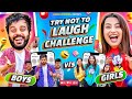 Try not to laugh challenge boys vs gorls  shivam dikro  lokesh bhardwaj  aashish bhardwaj