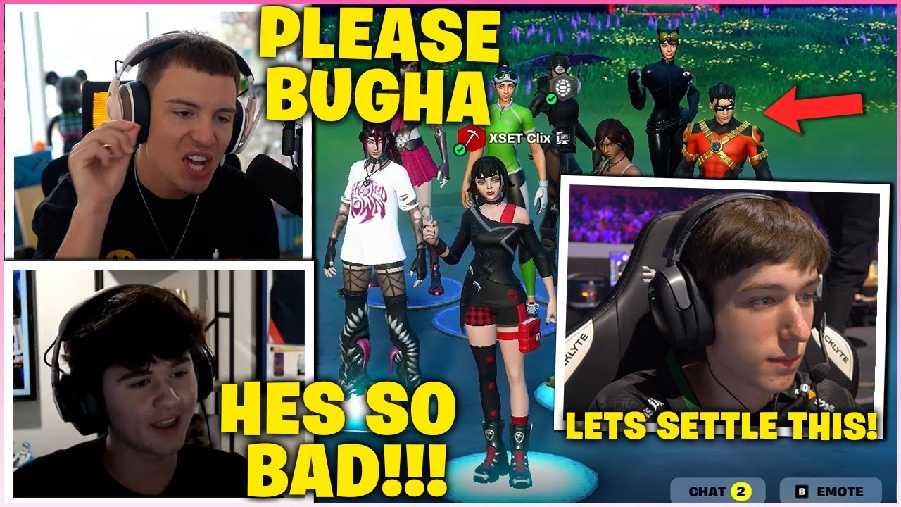 CLIX & BUGHA Finally CHALLENGE PETERBOT to a 4v4 WAGER in NEW FORTNITE SEASON and THIS HAPPENED