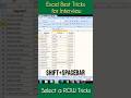 Excel Powerful Tricks | Amazing Excel Tips #ytshorts #shorts #youtubeshorts