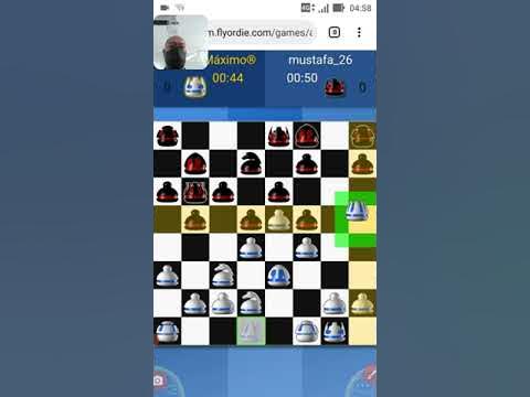 Rapid chess game on flyordie.com 