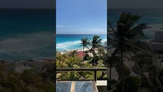 Hotel en la playa de Cancún 🏝️. #cancun #vacaciones #viajes #diegoykarola #zonahotelera #mexico
