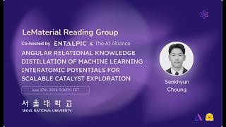 Angular relational knowledge distillation of ML interatomic potentials I LeMaterial Reading Group