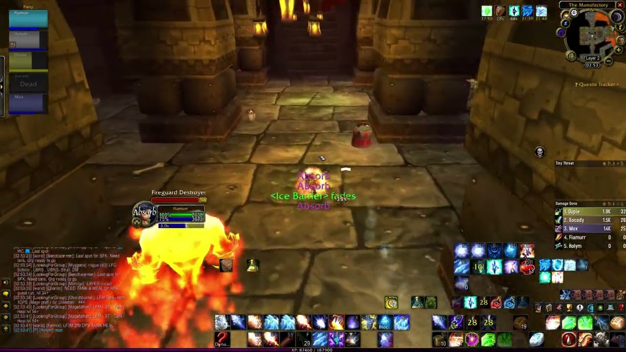 WoW Classic HC BRD Guzzler Gone Wrong