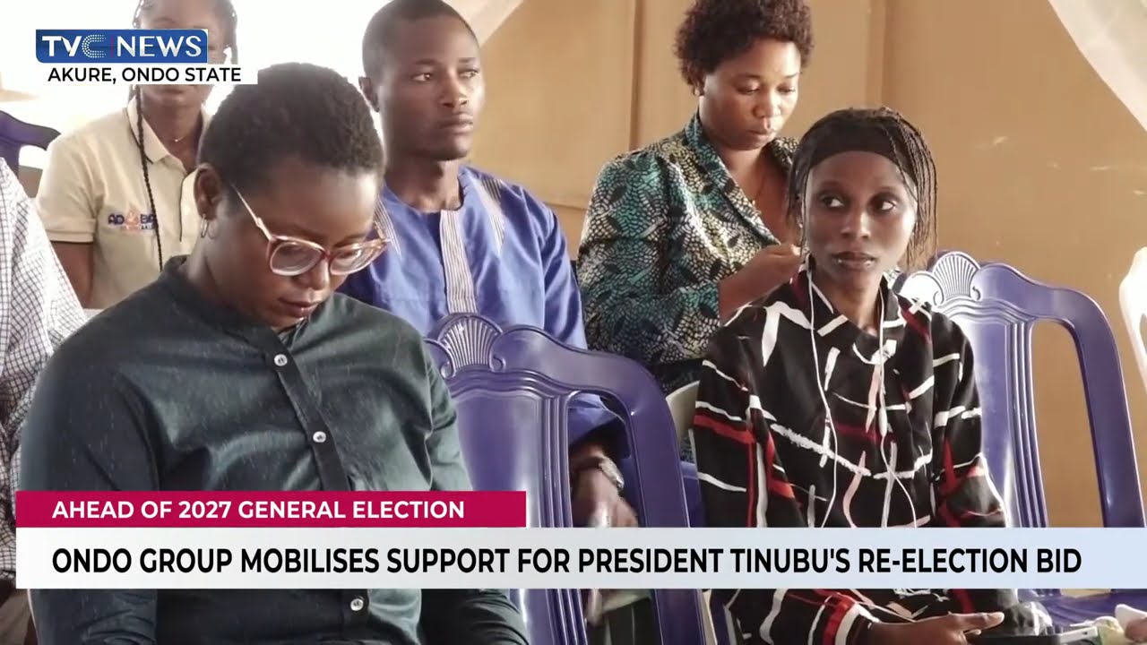 Photo credit: www.youtube.com Ondo Support Groups Mobilize Early for Tinubu’s 2027 Re-election Bid