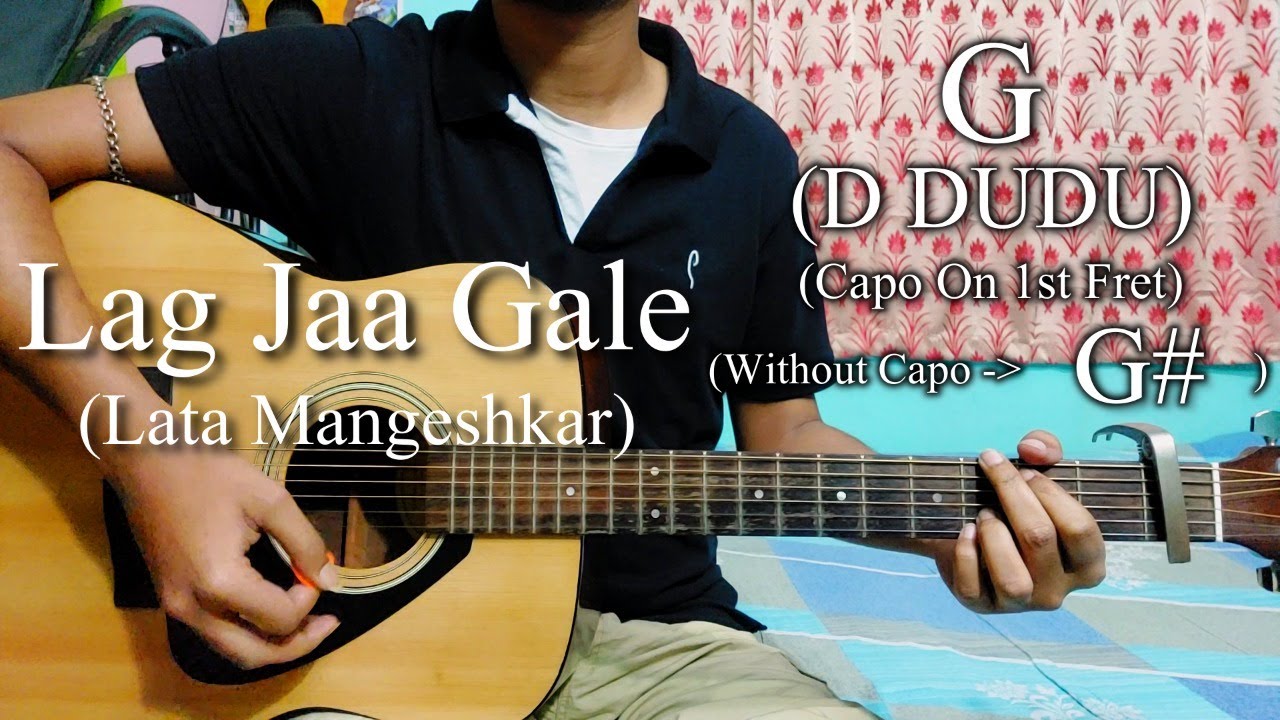 Lag Jaa Gale  Lata Mangeshkar  Easy Guitar Chords LessonCover Strumming Pattern Progressions