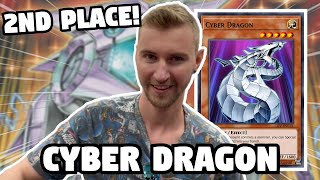 2ND PLACE! Cyber Dragon OTK Deck Profile! | August 2023