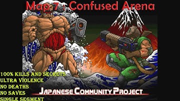 Doom 2 Japanese Community Project Map 7 : Confused Arena ( Ultra Violence 100% )