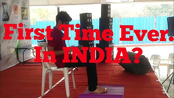 Anay Shrikar - Solving the Cube with Hand and Feet Simultaneously