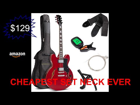 BEST CHOICE PRODUCTS ES-335 COPY CHEAP GUITAR REVIEW AND BUILD PART 1of2