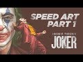 JOKER Joaquin Phoenix SPEED ART Part 1 | CorelDRAW