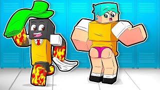 Robé los PANTALONES del MATÓN de la escuela en Minecraft