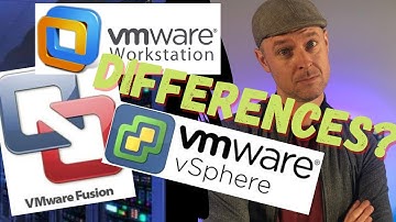 VMware Products...Workstation vs vCenter Server vs ESXi vs Fusion