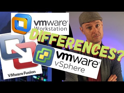 VMware Product Differences...Workstation vs ESXi vs Fusion vs vCenter