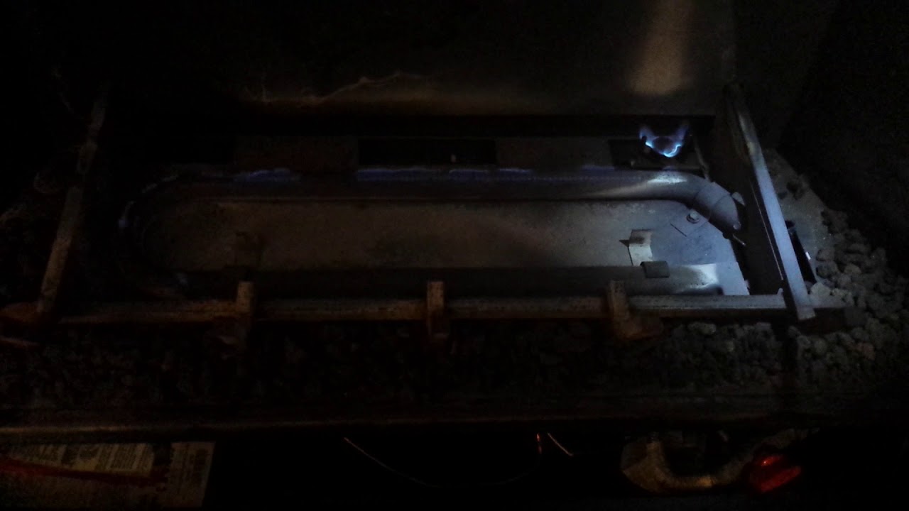 Gas fireplace will not totally light. YouTube