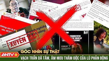 Góc nhìn sự thật: Đập tan luận điệu vô học, điên cuồng chống phá của lũ phản động lưu vong | ANTV