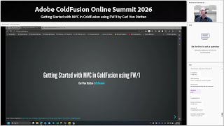 Getting Started with MVC in ColdFusion using FW/1 by Carl Von Stetten Information