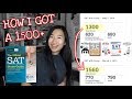 HOW TO GET A 1500+ ON THE SAT! NO TUTOR! | My Study Plan