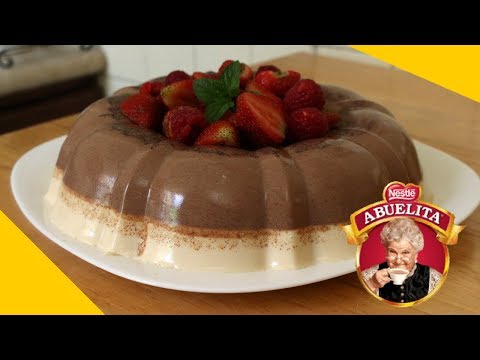 GELATINA DE TRES LECHES Y CHOCOLATE ABUELITA | ALE DE NAVA